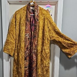 Free People Multicolor Paisley Kimono